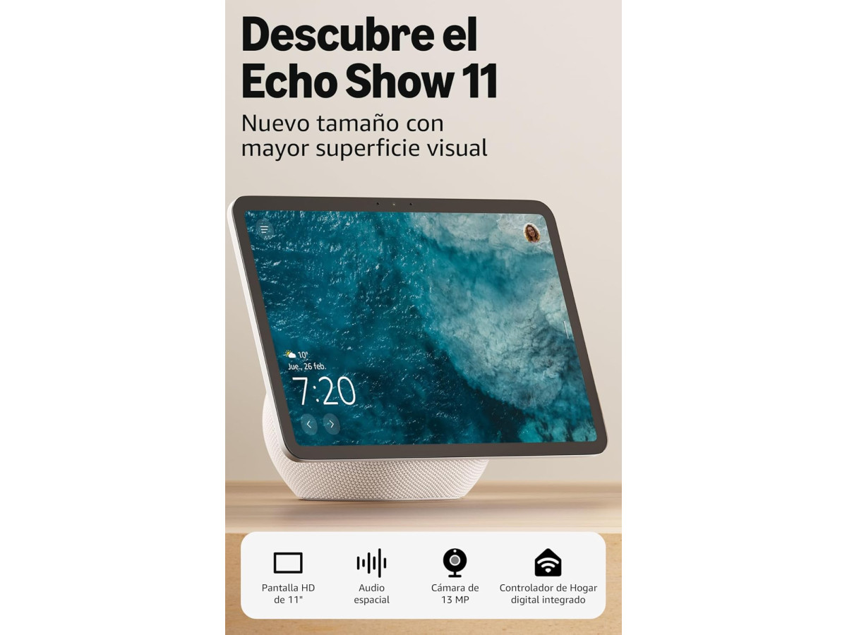 Amazon Echo Show 11: Tela Full HD e Alexa Poderosa